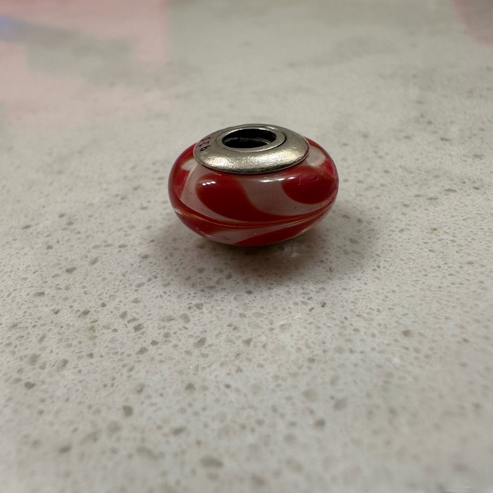 Pandora Red Murano Glass Charm
